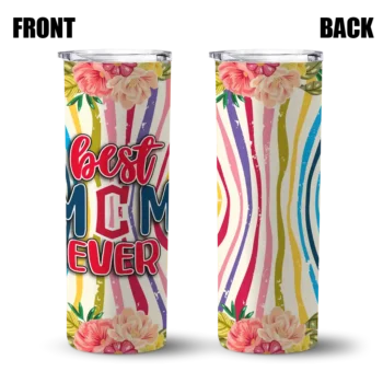cleveland guardians flower cluster skinny tumbler fashion forward.webp