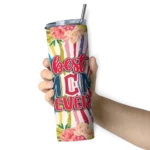 cleveland guardians flower cluster skinny tumbler best selling 1.webp