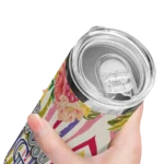 colorado rockies flower cluster skinny tumbler best selling 3.webp