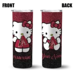 custom arizona diamondbacks hello kitty red black skinny tumbler best selling 2.webp