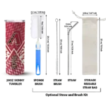 custom arizona diamondbacks monogram burst red white skinny tumbler best selling 8.webp