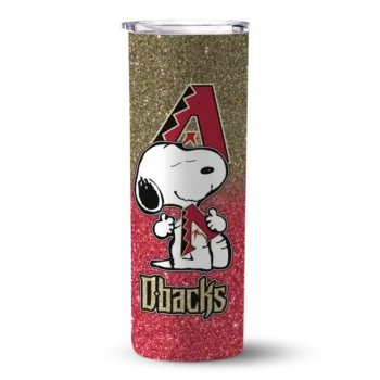 custom arizona diamondbacks snoopy attitude red skinny tumbler best selling.webp