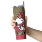 custom arizona diamondbacks snoopy attitude red skinny tumbler best selling.webp