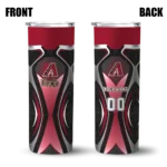 custom arizona diamondbacks superman emblem red black skinny tumbler best selling.webp
