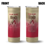 custom arizona diamondbacks swirl texture red skinny tumbler best selling.webp