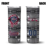 custom atlanta braves chevron v navy gray skinny tumbler best selling 4.webp