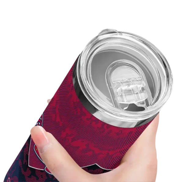 custom atlanta braves spiral burst print navy skinny tumbler high quality.webp