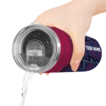 custom atlanta braves spiral burst print navy skinny tumbler best selling 2.webp