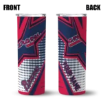 custom atlanta braves web stripes navy white skinny tumbler best selling 3.webp