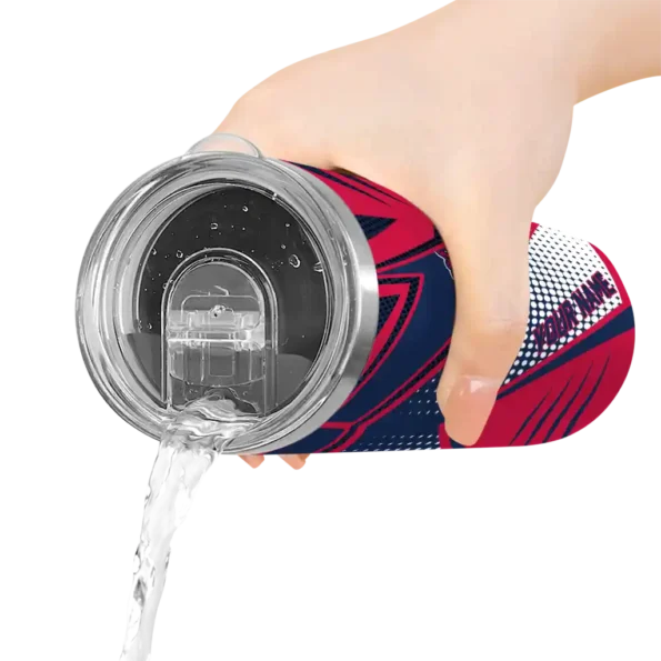 custom atlanta braves web stripes navy white skinny tumbler latest model.webp