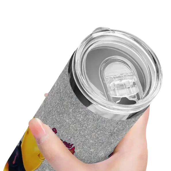custom atlanta braves winnie the pooh navy gray skinny tumbler high quality.webp