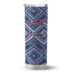 custom atlanta braves zipper leopard navy skinny tumbler best selling.webp