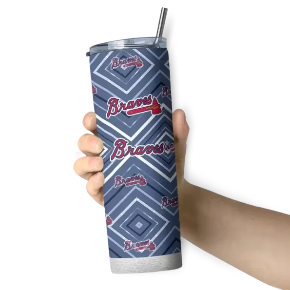 custom atlanta braves zipper leopard navy skinny tumbler premium grade.webp