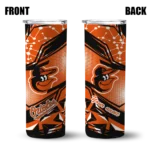 custom baltimore orioles helmet clash orange skinny tumbler best selling.webp