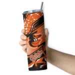 custom baltimore orioles helmet clash orange skinny tumbler best selling.webp