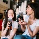 custom baltimore orioles hexagon honeycomb orange black skinny tumbler best selling.webp