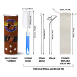 custom baltimore orioles star cluster orange skinny tumbler best selling 2.webp