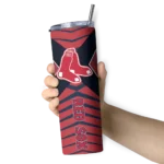 custom boston red sox camo texture red skinny tumbler best selling 1.webp