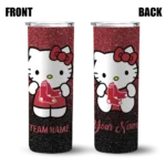 custom boston red sox hello kitty red black skinny tumbler best selling 1.webp