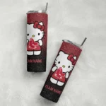 custom boston red sox hello kitty red black skinny tumbler best selling 1.webp