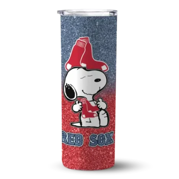 custom boston red sox snoopy attitude red skinny tumbler best selling.webp