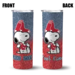 custom boston red sox snoopy attitude red skinny tumbler best selling.webp