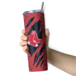 custom boston red sox star pop red black skinny tumbler best selling 3.webp