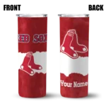 custom boston red sox torn band red white skinny tumbler best selling 1.webp