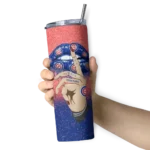 custom chicago cubs sparkle lips blue skinny tumbler best selling 1.webp