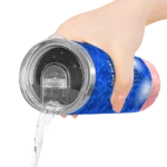 custom chicago cubs starburst tiles blue skinny tumbler best selling.webp