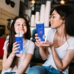 custom chicago cubs starburst tiles blue skinny tumbler best selling.webp