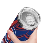 custom chicago cubs web stripes blue white skinny tumbler best selling 1.webp