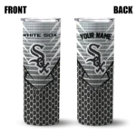 custom chicago white sox chevron stripes black skinny tumbler best selling 1.webp