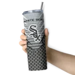 custom chicago white sox chevron stripes black skinny tumbler best selling 1.webp