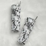 custom chicago white sox claw marks black white skinny tumbler best selling 1.webp