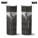 custom chicago white sox sparkle drip black skinny tumbler best selling 1.webp