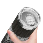 custom chicago white sox sparkle drip black skinny tumbler best selling 1.webp