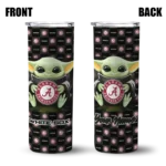 custom chicago white sox yoda cozy black skinny tumbler best selling.webp