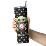 custom chicago white sox yoda cozy black skinny tumbler best selling.webp