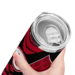 custom cincinnati reds camo texture red skinny tumbler best selling 4.webp