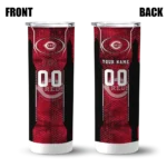 custom cincinnati reds stacked diamond red skinny tumbler best selling 1.webp