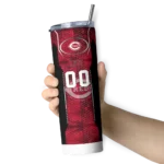 custom cincinnati reds stacked diamond red skinny tumbler best selling 1.webp