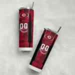custom cincinnati reds stacked diamond red skinny tumbler best selling 1.webp