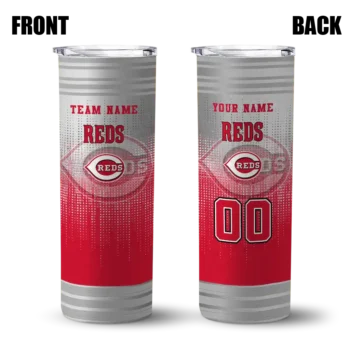 custom cincinnati reds swirl texture red skinny tumbler fashion forward.webp