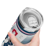 custom cleveland guardians snoopy dog navy blue white skinny tumbler best selling 1.webp