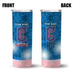 custom cleveland guardians starburst tiles navy blue skinny tumbler best selling 1.webp