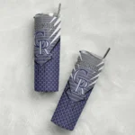 custom colorado rockies chevron stripes blue skinny tumbler best selling.webp