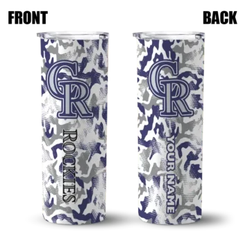 custom colorado rockies claw marks blue white skinny tumbler fashion forward.webp