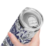 custom colorado rockies claw marks blue white skinny tumbler best selling.webp