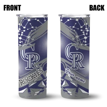 custom colorado rockies helmet clash blue skinny tumbler fashion forward.webp